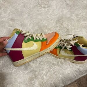 Nike Kids Colorful High-Top Sneakers